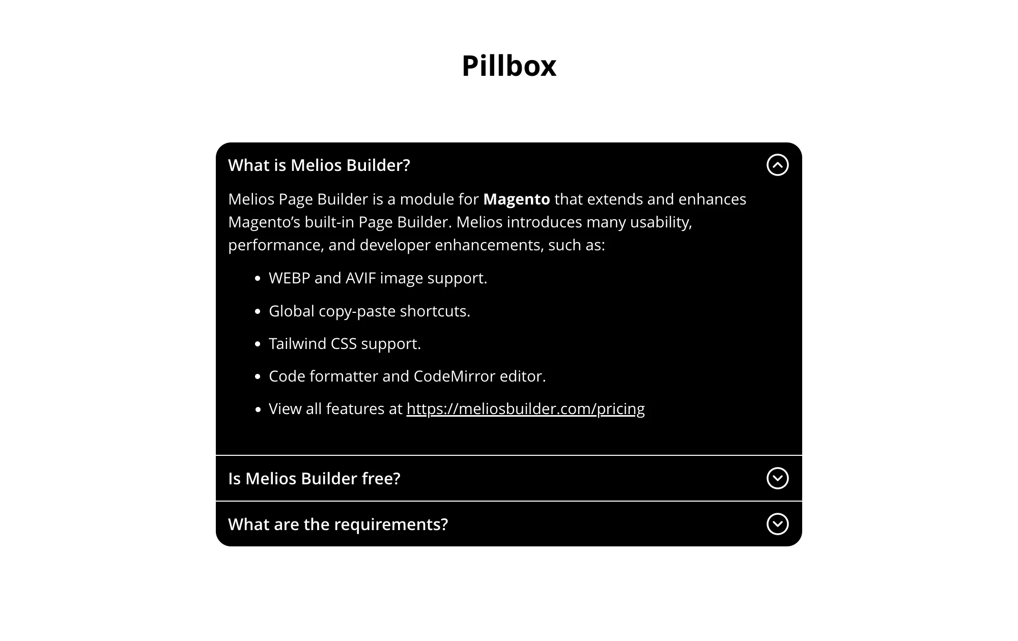 Pillbox screenshot