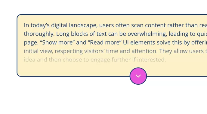 Show more element for Magento Page Builder