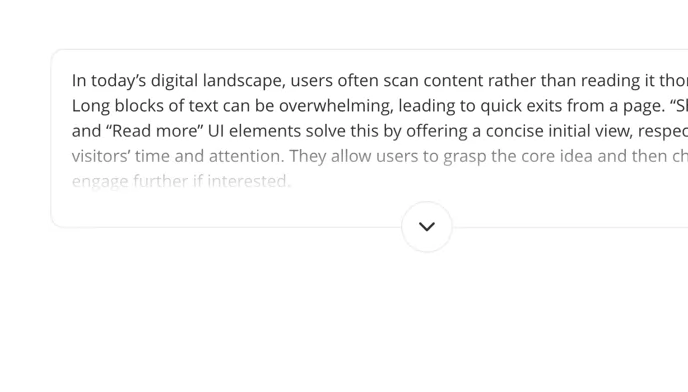 Show more element for Magento Page Builder